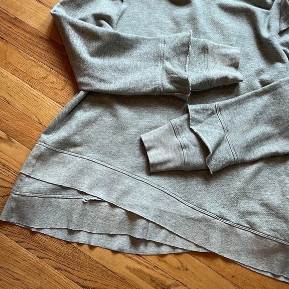 Ruffled Cold-Shoulder Distressed Hoodie w/cut outs from Wilt via ANTHROPOLOGIE - Picture 5 of 7